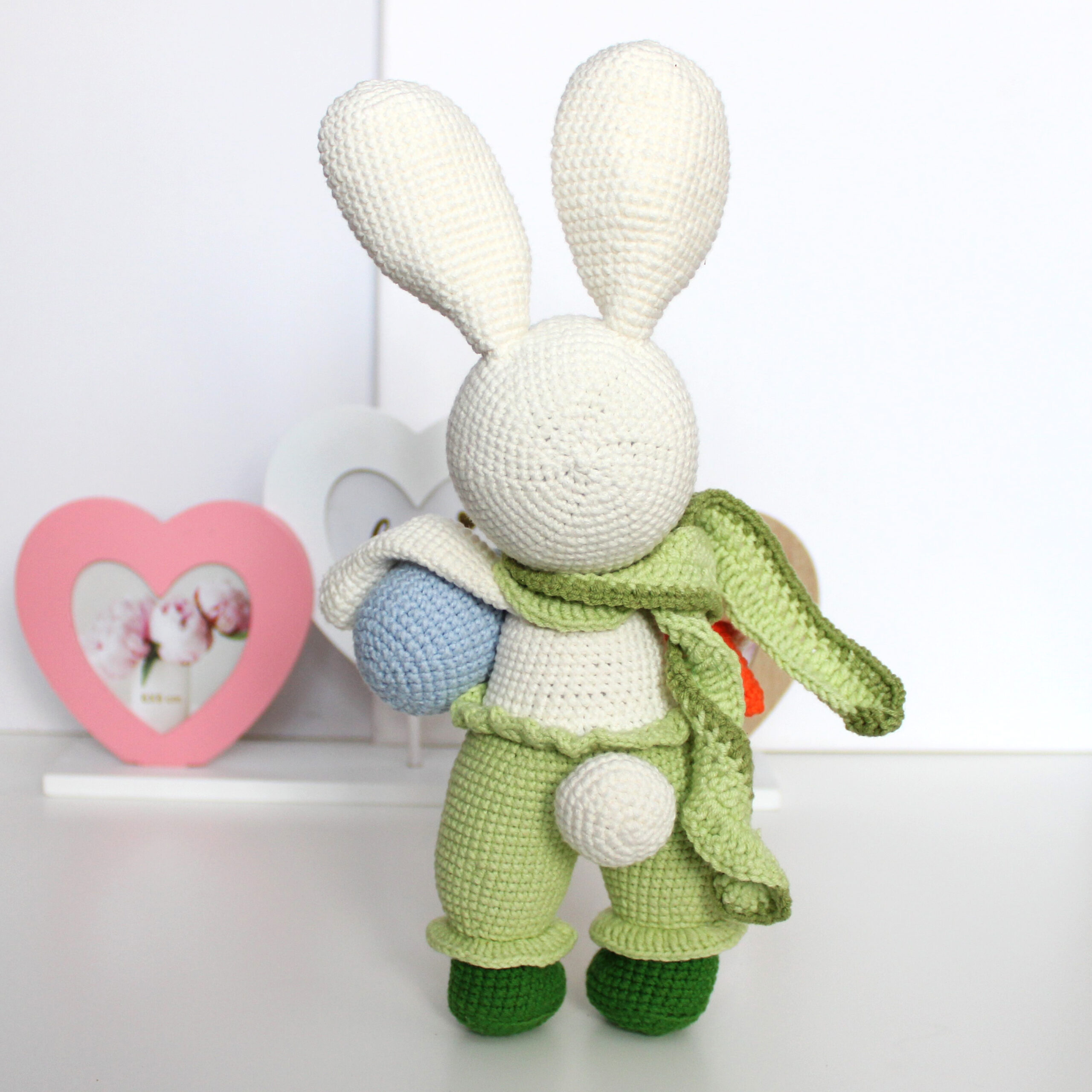 Easter bunny crochet pattern PDF in English Rabbit toy amigurumi 7 IMG 4901 scaled