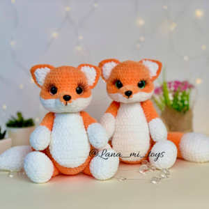 Pattern crochet fox