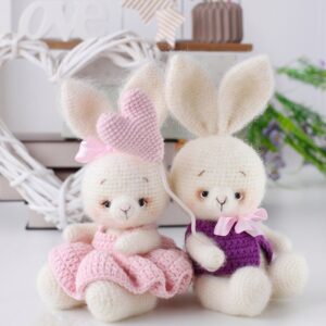 Crochet pattern bunny, IrinCrochet