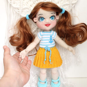 Handmade doll removable clothes