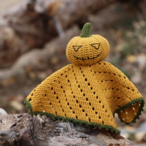 Crochet pumkin lovey