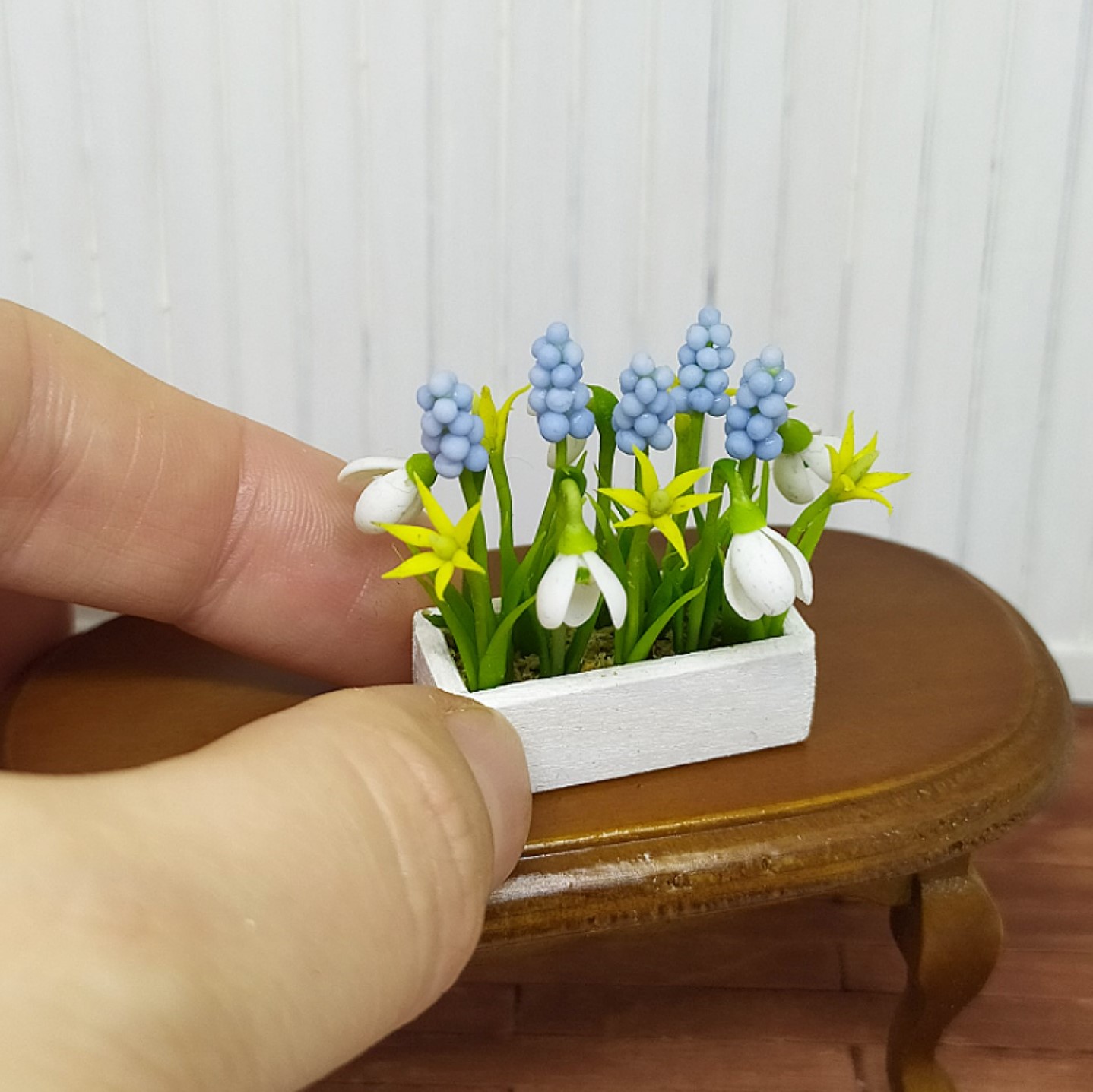 Dollhouse miniature flowers,Dollhouse decor scale 1/12
