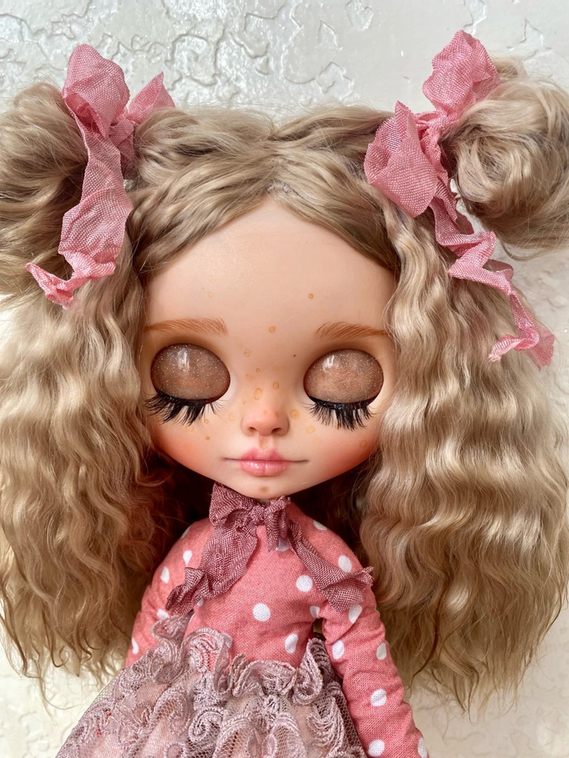 Handcrafted Ooak Blythe Doll With Unique Features - Perfect For Collectors  by Vizingrova dominika of Dominika