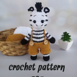 Crochet Pattern Zebra PDF