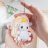Crochet pattern Unicorn keychain