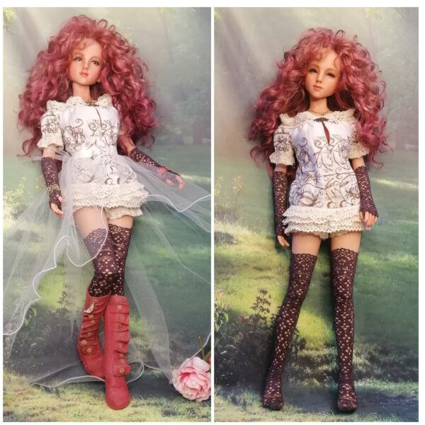 OOAK doll Phicen 1/6, Pamela. Complete set in steampunk style