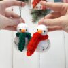 Crochet pattern snowman