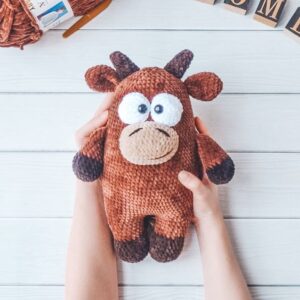 Crochet pattern bull