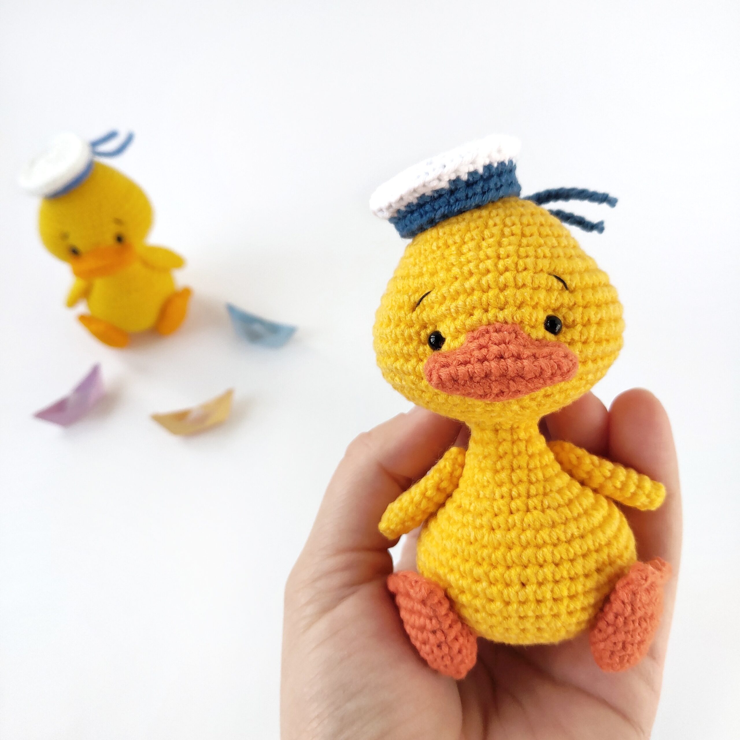 Crochet Duck Pattern Micro Toy Duckling Amigurumi: Make Your 