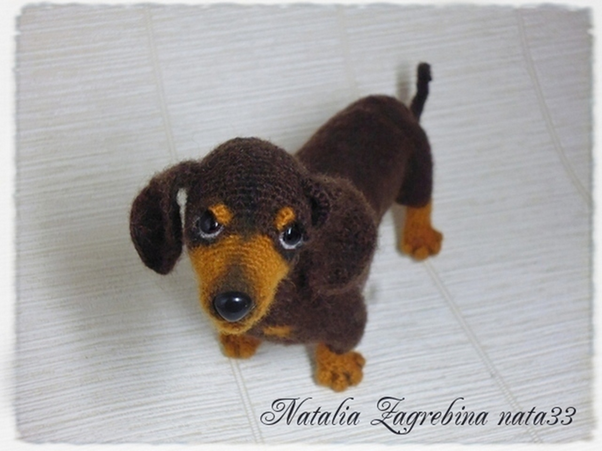 Needle felted Doberman puppy sculpture - DailyDoll Shop