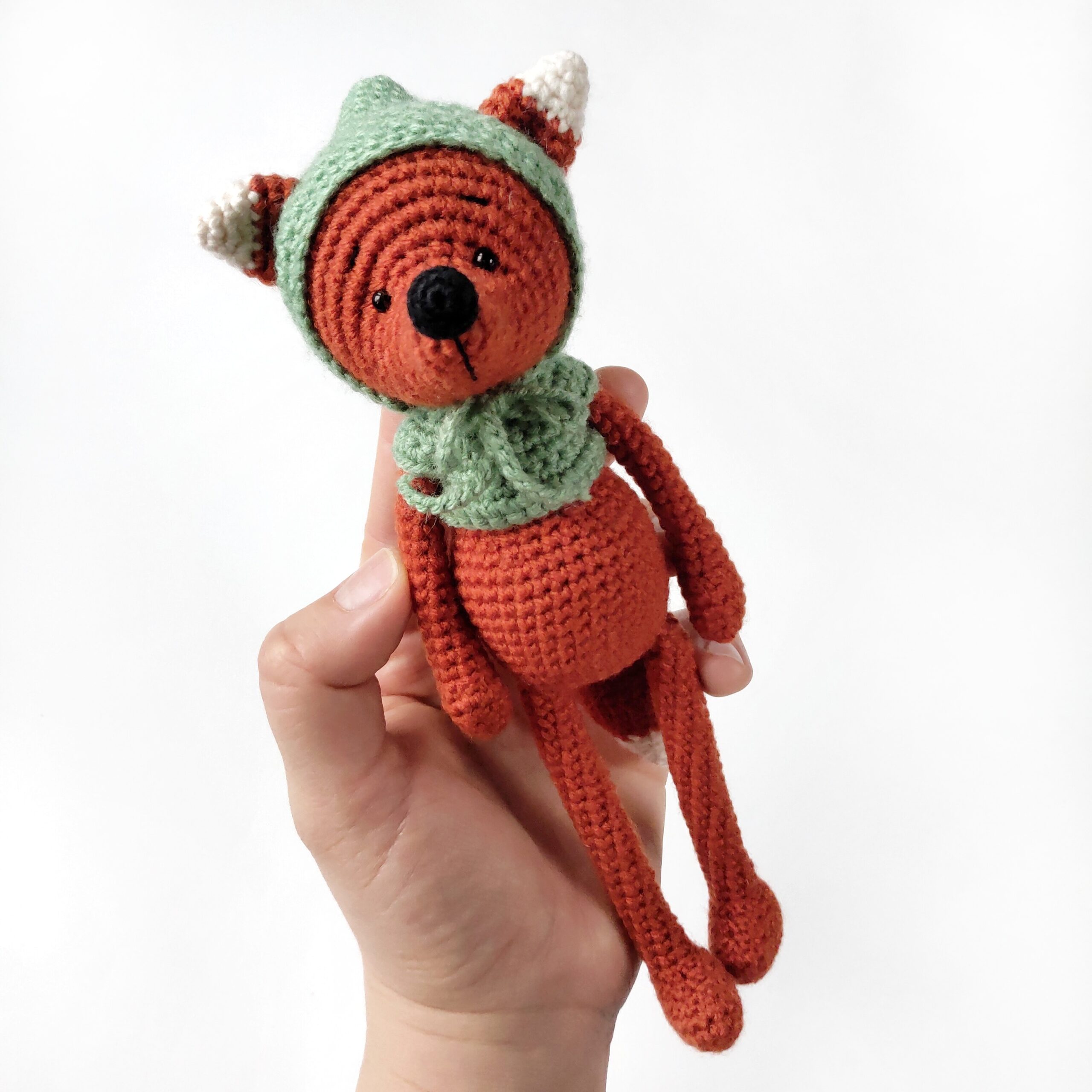 Crocheting stuffed animals from Top This! yarn.