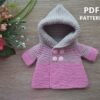 Doll coat knitting pattern