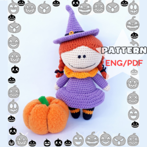 Crochet witch pdf pattern