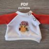 sweatshirt 12 inch doll