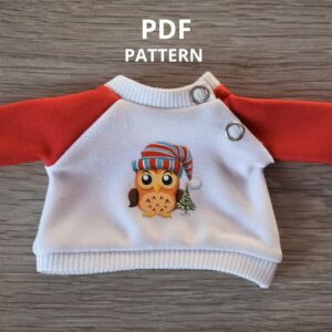 sweatshirt 12 inch doll