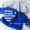 PDF knitting pattern for doll