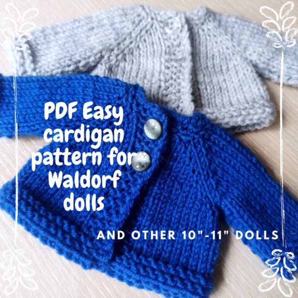 PDF knitting pattern for doll