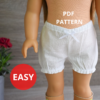 PDF Pattern bloomers ag doll