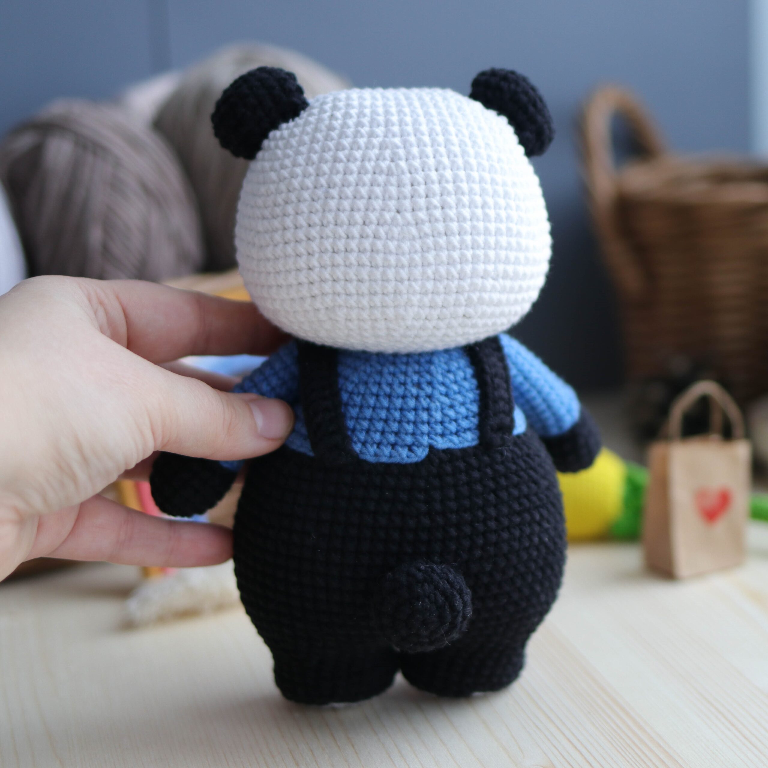 Baby Panda, PDF amigurumi crochet pattern 4 Panda 20 scaled