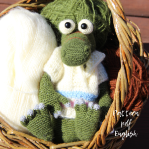 Crocodile toy crochet pattern