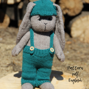 Bunny toy knitting pattern