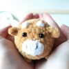 Crochet Pattern Cow or Bull on a bauble