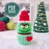 Crochet Cupcake Grinch