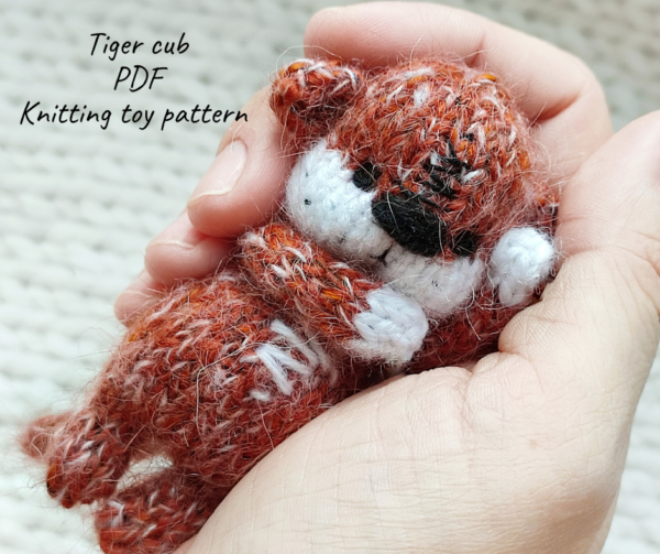 Set Knitting Pattern Plush bear and rabbit 3