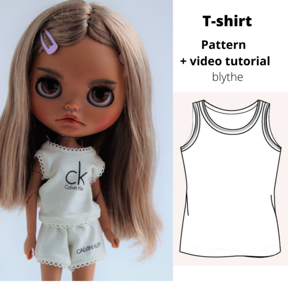 T-shirt pattern for Blythe