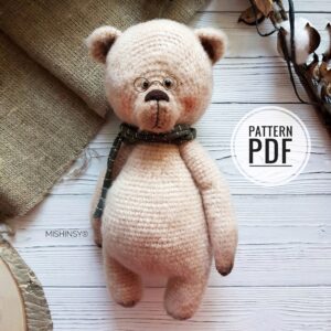 patrón del oso amigurumi