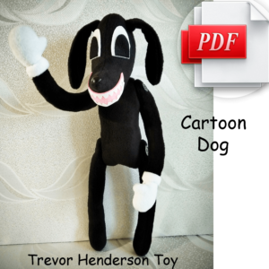 Cartoon Dog Trevor Henderson Toy Plush Pattern PDF