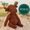 Pattern sewing moose