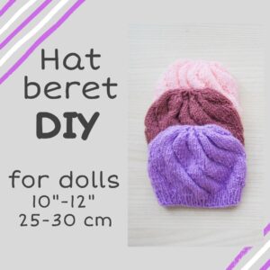 doll hat diy