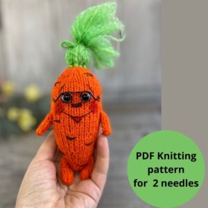 Carrot knitting pattern