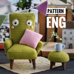 Amigurumi cute armchair