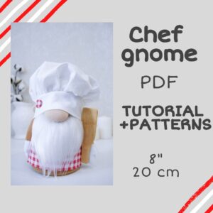 Red Knit Kitchen Chef Gnome – Tubby Tiger Gifts