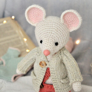 crochet pattern mouse toy amigurumi boy tutorial