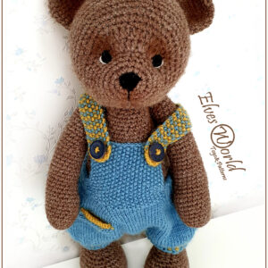 crochet `pattern toy teddy