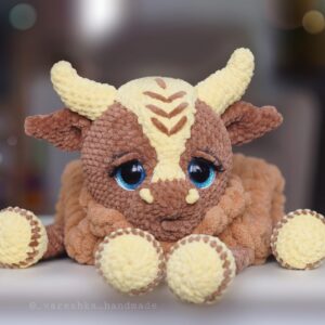 crochet bull