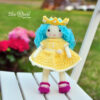knitting pattern doll princess amigurumi