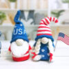 Patriotic gnome amigurumi crochet pattern, 4th of july
