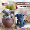 french bulldog, pug crochet pattern