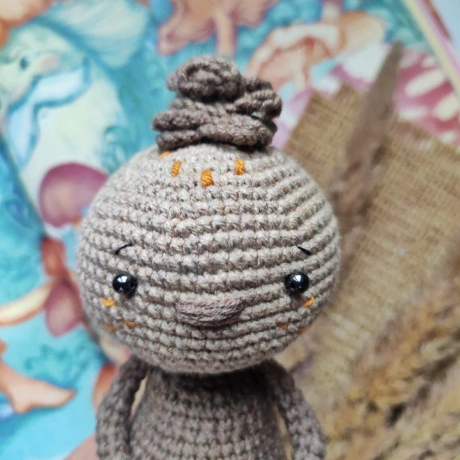 Cute little mushroom knitting pattern [Free pdf download]