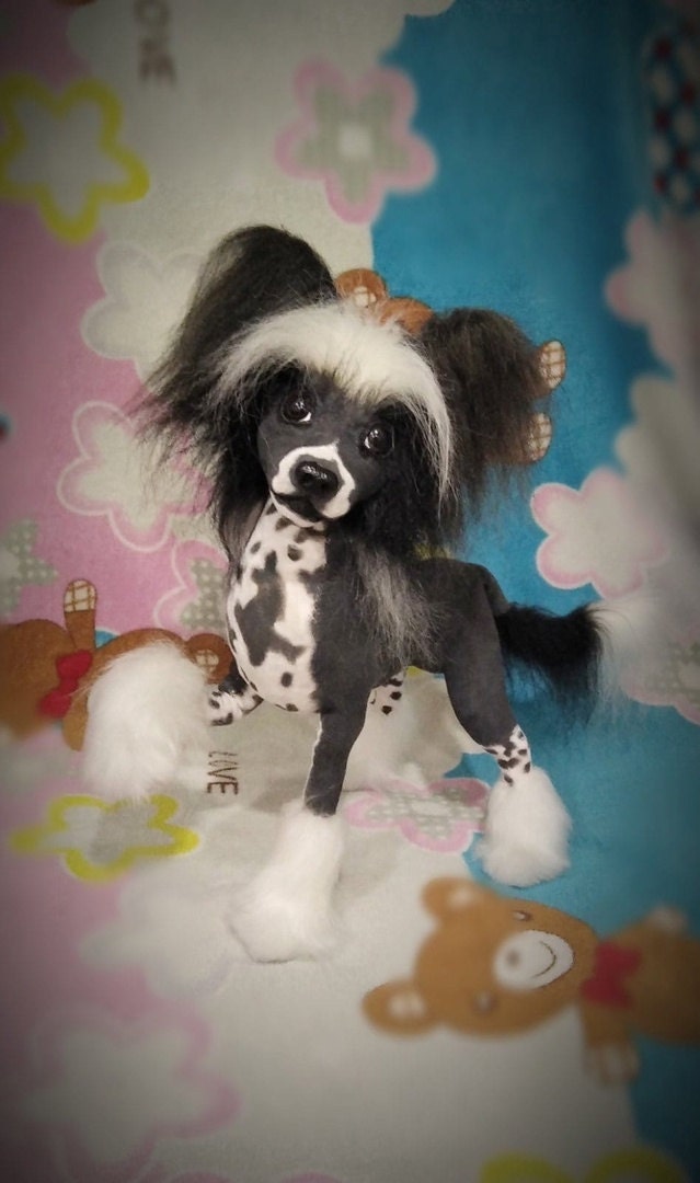 chinese crested plush