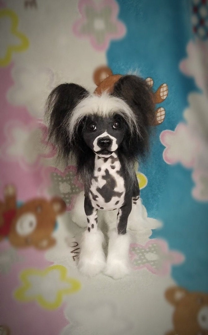 chinese crested plush