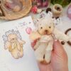 artist rabbit, bunny, cute rabbit, cute bunny, ooak rabbit