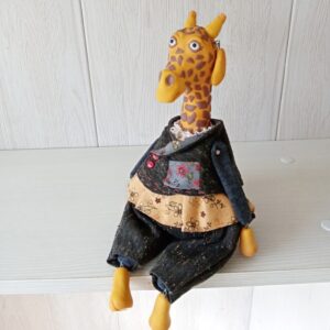 Artist giraffe, sculpture giraffe, ooak giraffe, cute giraffe, handmade giraffe