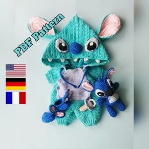 Stitch crochet doll pattern
