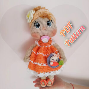 Lulu crochet doll pattern