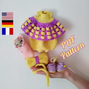 Amelie crochet doll